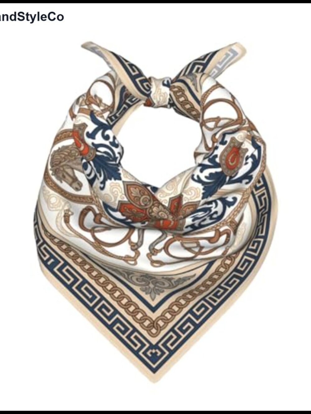 Silk Satin Square Scarf 22x22 Head Neck Bag Bandana